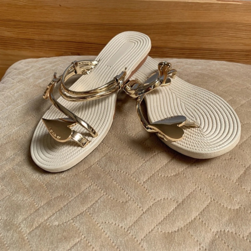 New Gold & Cream Women's Sandals n 39 eu